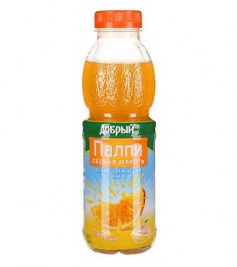 Палпи Апельсиновый 0,45 литра